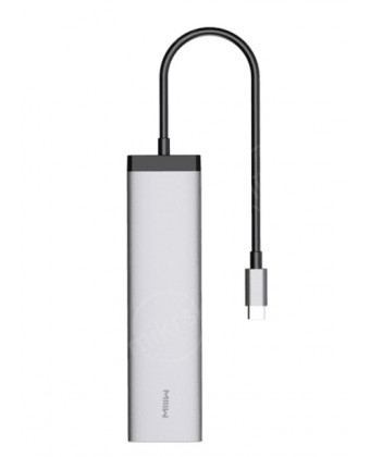 Адаптер MIIIW Type-C HUB Adapter 7 in 1 (3x USB 3.0 | HDMI 4K | TF/SD | USB-C PD) (MWCMA01)