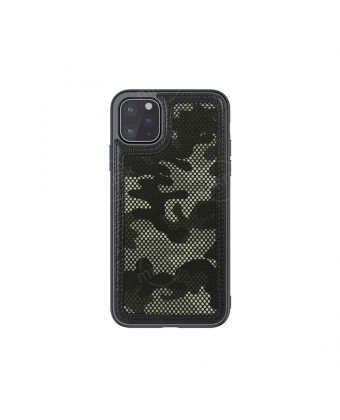 Бампер iPhone 12 Pro Max Nillkin Camo Case Камуфляж Черный