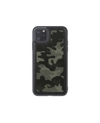 Бампер iPhone 12 Pro Max Nillkin Camo Case Камуфляж Черный