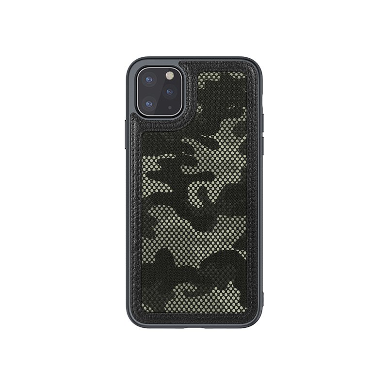 Бампер iPhone 12 Pro Max Nillkin Camo Case Камуфляж Черный