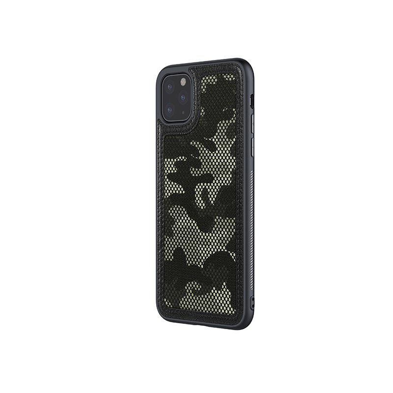 Бампер iPhone 12 Pro Max Nillkin Camo Case Камуфляж Черный