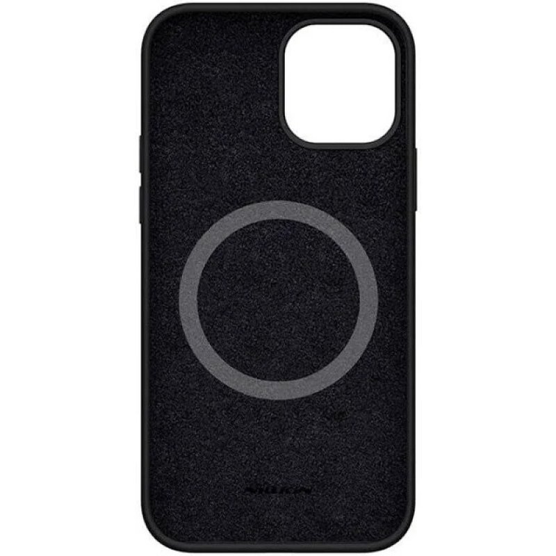 Бампер iPhone 12 Pro Max Nillkin Flex Pure Case с Микрофиброй Черный