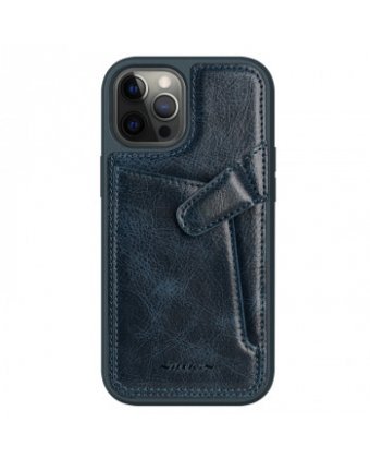 Бампер iPhone 12 mini Nillkin Aoge Leather Case Эко-Кожа Синий
