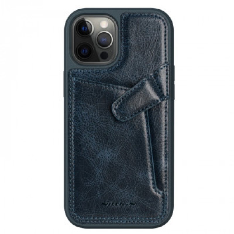 Бампер iPhone 12 mini Nillkin Aoge Leather Case Эко-Кожа Синий