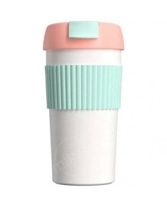 Термокружка Kiss Kiss Fish Rainbow 490ml Розовый-Ментол