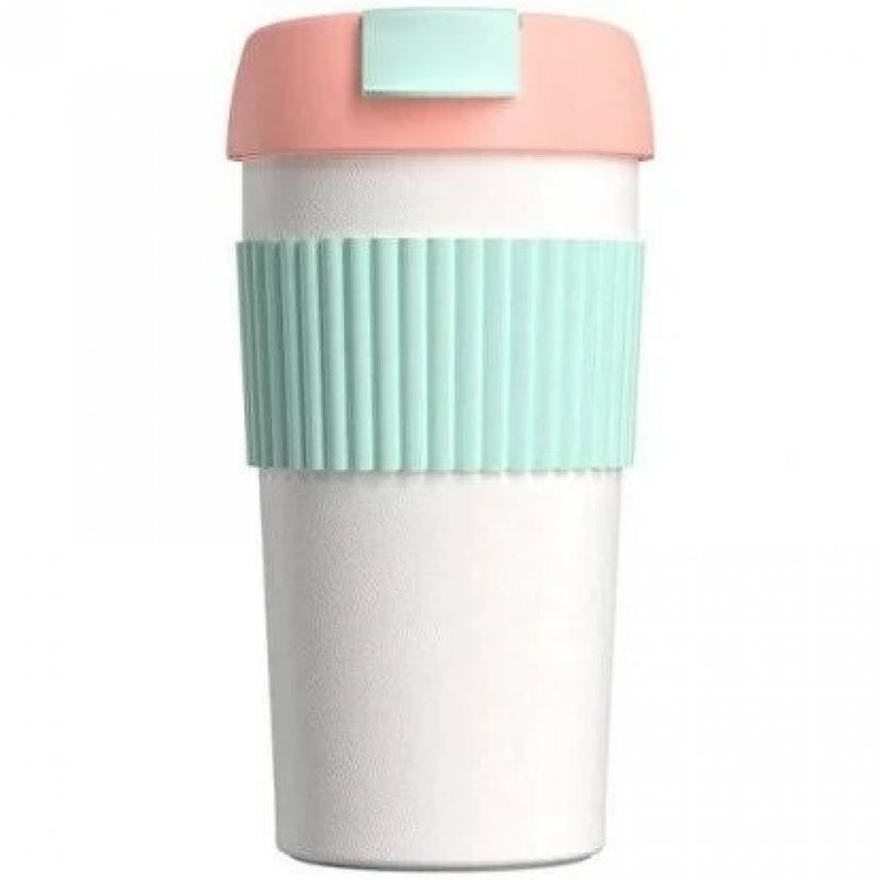 Термокружка Kiss Kiss Fish Rainbow 490ml Розовый-Ментол
