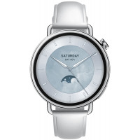 Смарт-Часы Xiaomi Watch S4 41mm Leather Strap (M2502W1), Белый