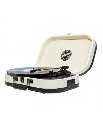Проигрыватель виниловых пластинок Alive Audio Vintage Tumtable (VNT-02-LD), Белый-Черный