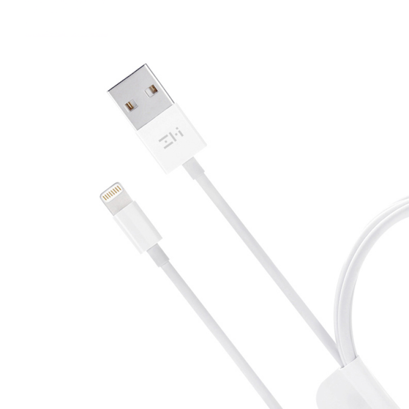 Кабель USB/Lightning MFi ZMI 150см, 3A,18W (AL851) Белый