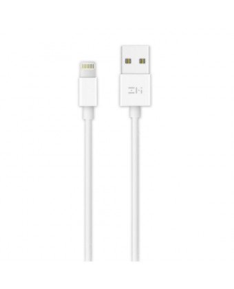 Кабель USB/Lightning MFi ZMI 150см, 3A,18W (AL851) Белый