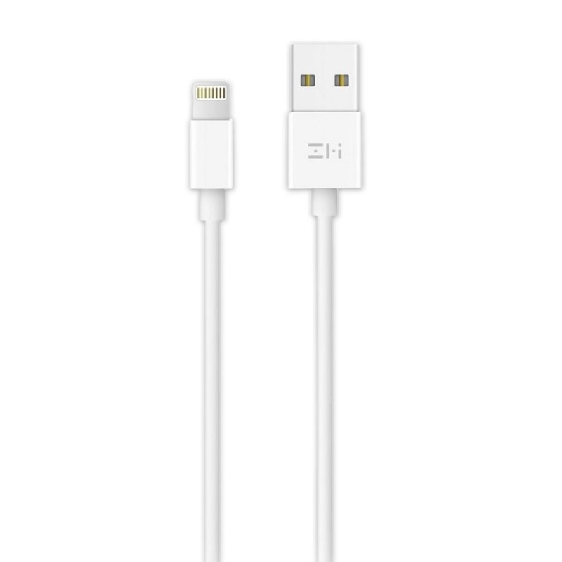 Кабель USB/Lightning MFi ZMI 150см, 3A,18W (AL851) Белый