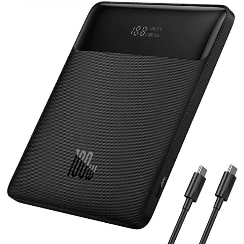 Аккумулятор внешний Baseus Blade Power Digital Display Fast Charging 20000mAh (PPDGL-01) Черный
