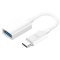 Адаптер ZMI OTG 3.0 USB-C - USB-A (AL271) Белый
