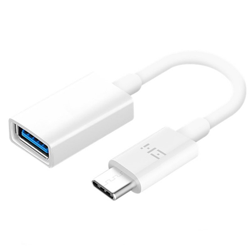 Адаптер ZMI OTG 3.0 USB-C - USB-A (AL271) Белый