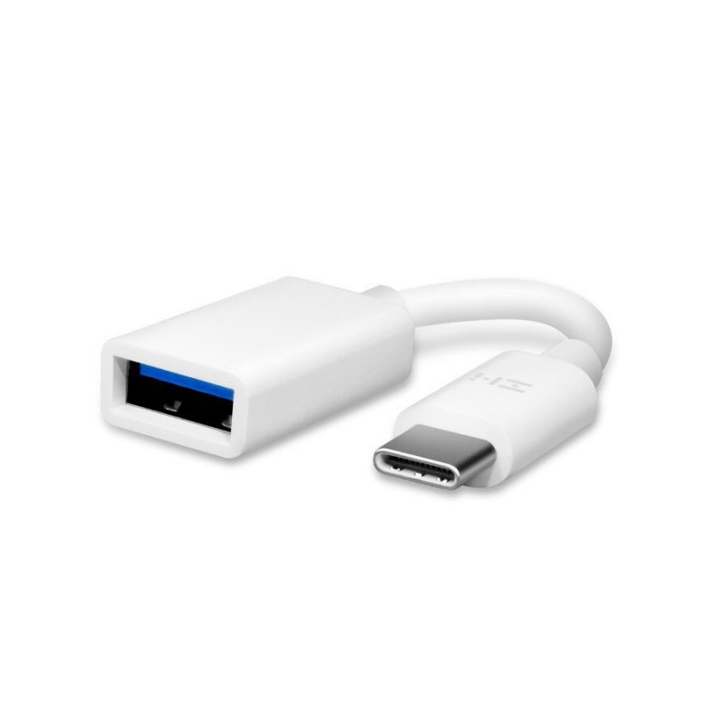 Адаптер ZMI OTG 3.0 USB-C - USB-A (AL271) Белый