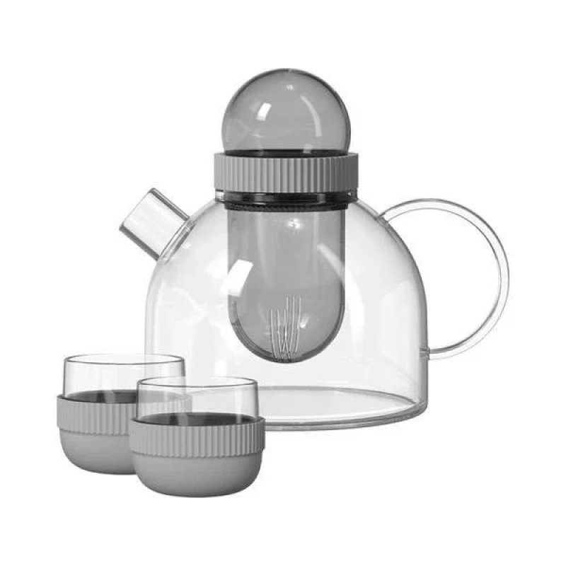 Чайный набор Kiss kiss fish radius teapot Lake Field (GT-U81TS) Серый