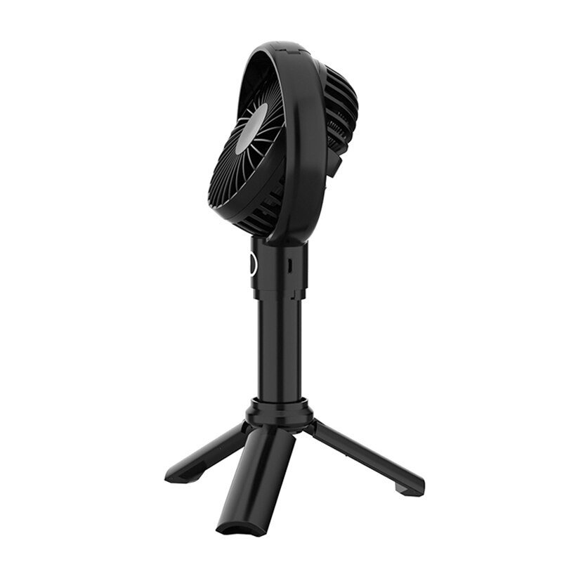 Настольный вентилятор на триподе Handheld Bracket Fan Черный