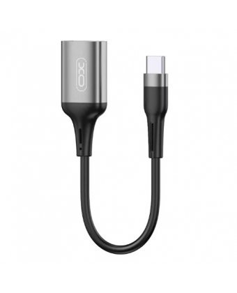 Адаптер XO NB201 OTG (Type-C-USB2.0), Черный