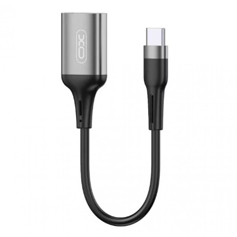 Адаптер XO NB201 OTG (Type-C-USB2.0), Черный