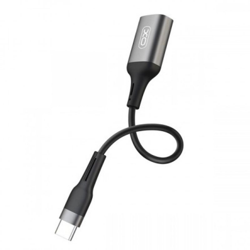 Адаптер XO NB201 OTG (Type-C-USB2.0), Черный