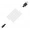 Кабель USB Hoco X21 PLUS Apple, Силикон, Белый Кабель USB Hoco X21 PLUS Apple, Силикон, Белый