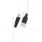 Кабель USB Hoco X21 PLUS Apple, Силикон, Белый Кабель USB Hoco X21 PLUS Apple, Силикон, Белый