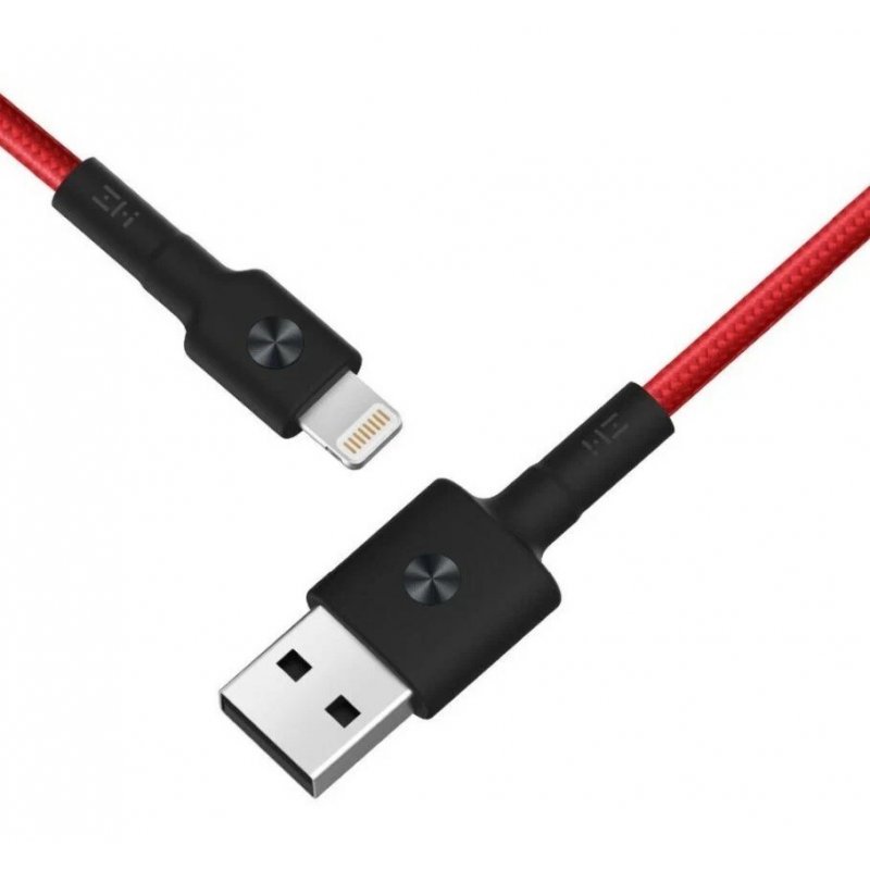Кабель ZMI MFi USB - Lightning Cable 200cm (AL881) Красный
