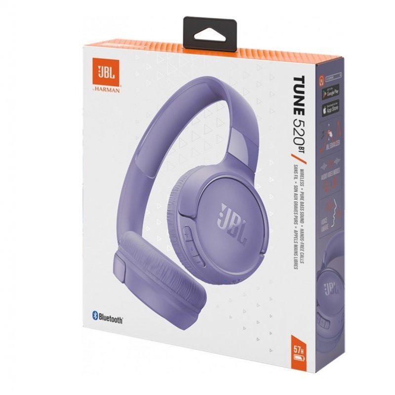 Беспроводные наушники JBL Tune 520BT (Сиреневый)
