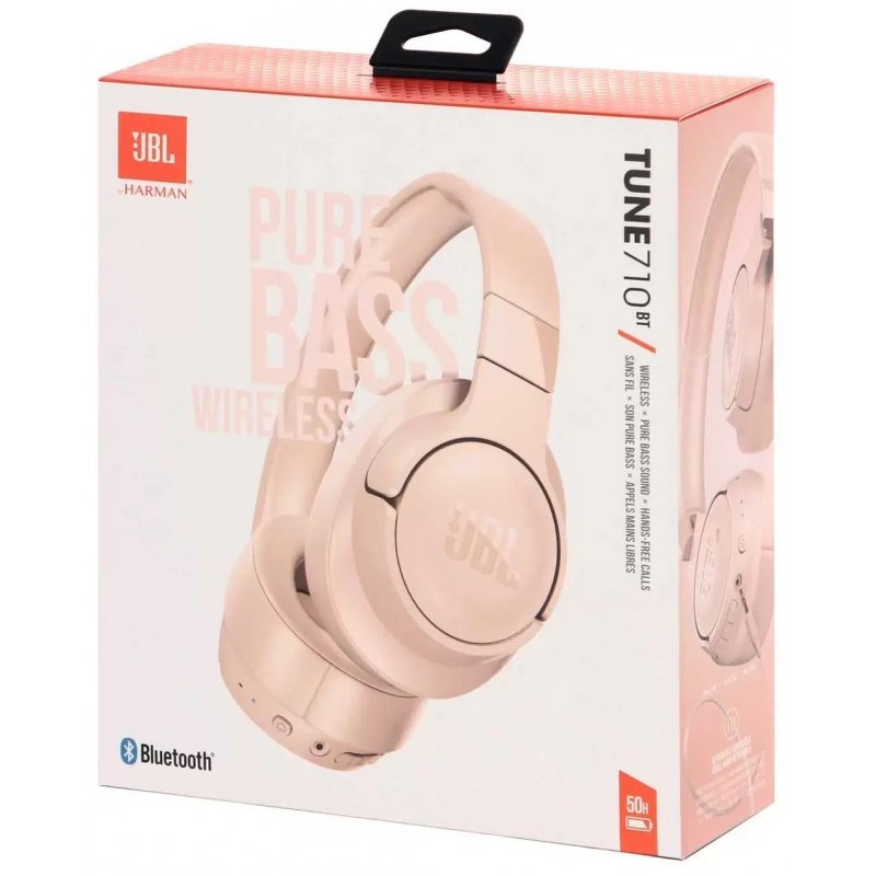 Беспроводные наушники JBL Tune 710BT (Розовый)