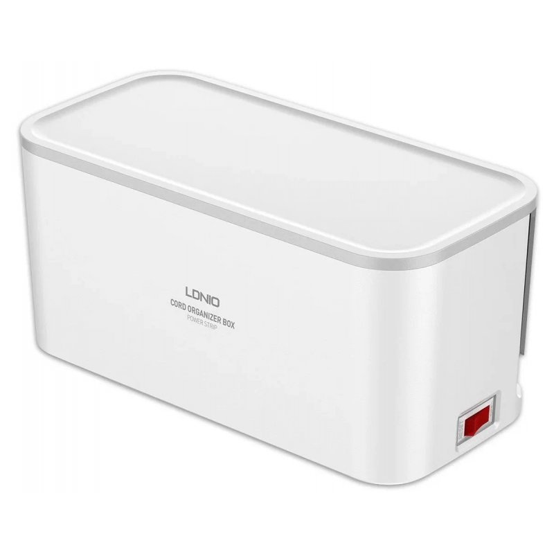 Сетевой фильтр LDNIO 5 розеток + 3 USB 3.4A SN5309 LDNIO+Органайзер для проводов, Белый