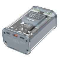 Аккумулятор внешний Hoco J105, 10000mAh (22.5W, PD,QC) , Серый