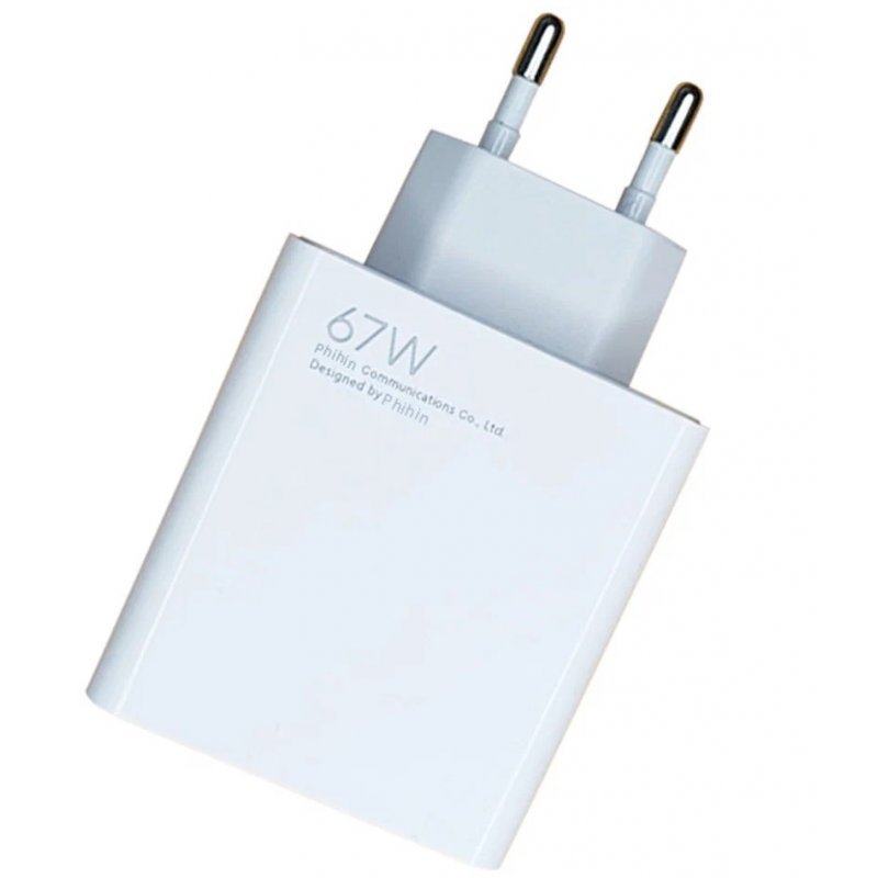 Зарядное устройство с проводом Mi 67W USB (MDY-12-ES) Белый