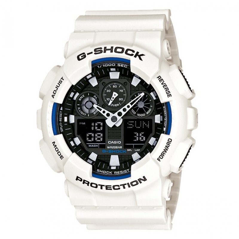 Часы Casio GA-100B-7ADR, Белый