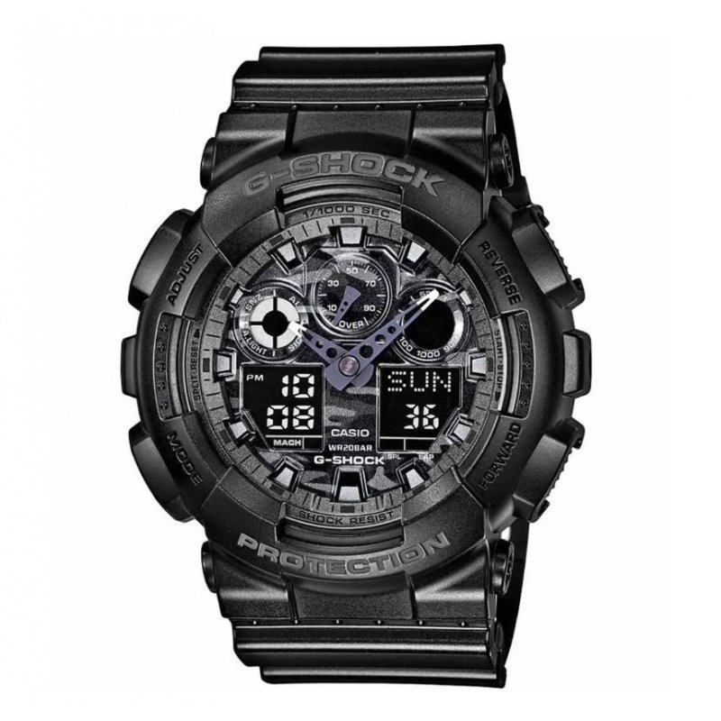 Часы Casio GA-100CF-1ADR, Черный