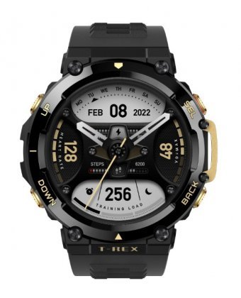 Смарт-Часы AmazFit T-Rex 2 (A2170) (Чёрный и Золотой)