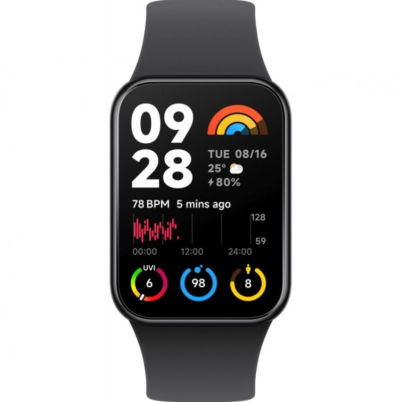 Фитнес браслет Xiaomi Smart Band 8 Pro Чёрный