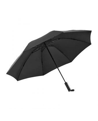 Зонт 90 Points Automatic Reverse Folding Umbrella +фонарик (90COTNT2008U-BK00-OS), Черный