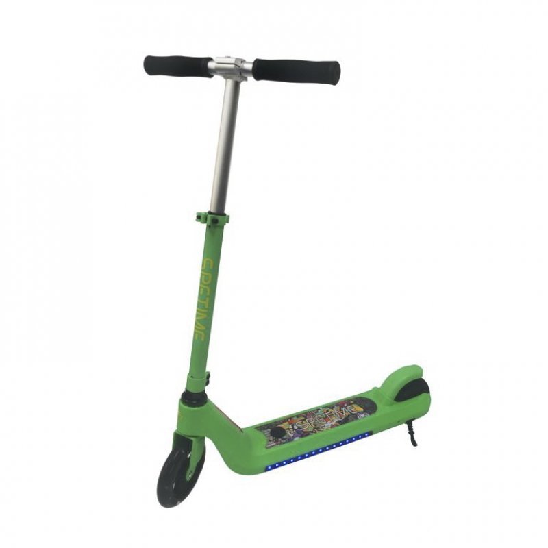 Электросамокат детский Spetime Electric Kikscooter E8 (Зеленый)