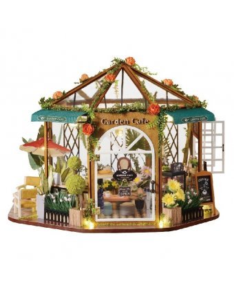 Конструктор интерьерный DIY HOUSE Garden Cafe 12+ (GD-001).