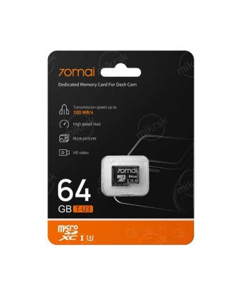 Карта памяти microSDXC 70mai 64 ГБ (70MAISD-64)