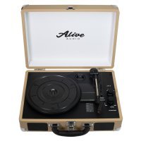 Проигрыватель виниловых пластинок Alive Audio GLAM Classic Series (GLM-01-LA) ,Латте Проигрыватель виниловых пластинок Alive Audio GLAM Classic Series (GLM-01-LA) ,Латте