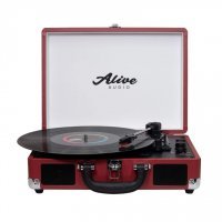Проигрыватель виниловых пластинок Alive Audio GLAM Classic Series (GLM-01-CH) ,Вишневый Проигрыватель виниловых пластинок Alive Audio GLAM Classic Series (GLM-01-CH) ,Вишневый