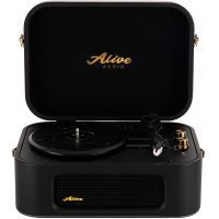 Проигрыватель виниловых пластинок Alive Audio Stories Tumtable with Bluetooth (STR-06-GN), Черный Проигрыватель виниловых пластинок Alive Audio Stories Tumtable with Bluetooth (STR-06-GN), Черный