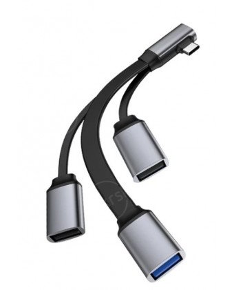 Адаптер Hagibis Type-C Adapter ACL04 (USB 3.0 | 2x USB 2.0)