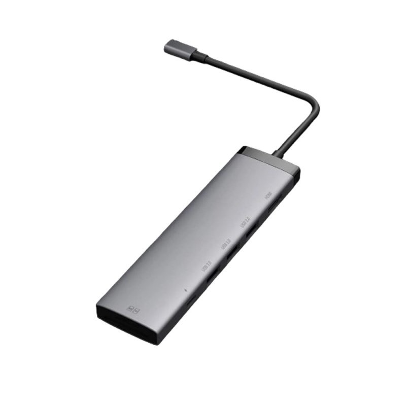Адаптер MIIIW Type-C HUB Adapter 7 in 1 (3x USB 3.0 | HDMI 4K | TF/SD | USB-C PD) (MWCMA01)