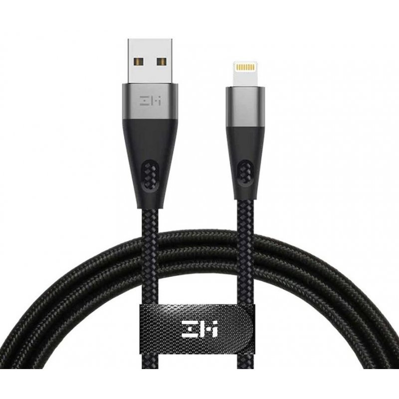 Кабель USB/Lightning ZMI MFi 100см (AL806) Черный