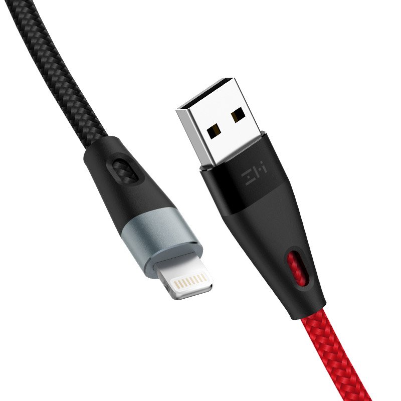Кабель ZMI MFi USB - Lightning Cable 100cm (AL806) Красный