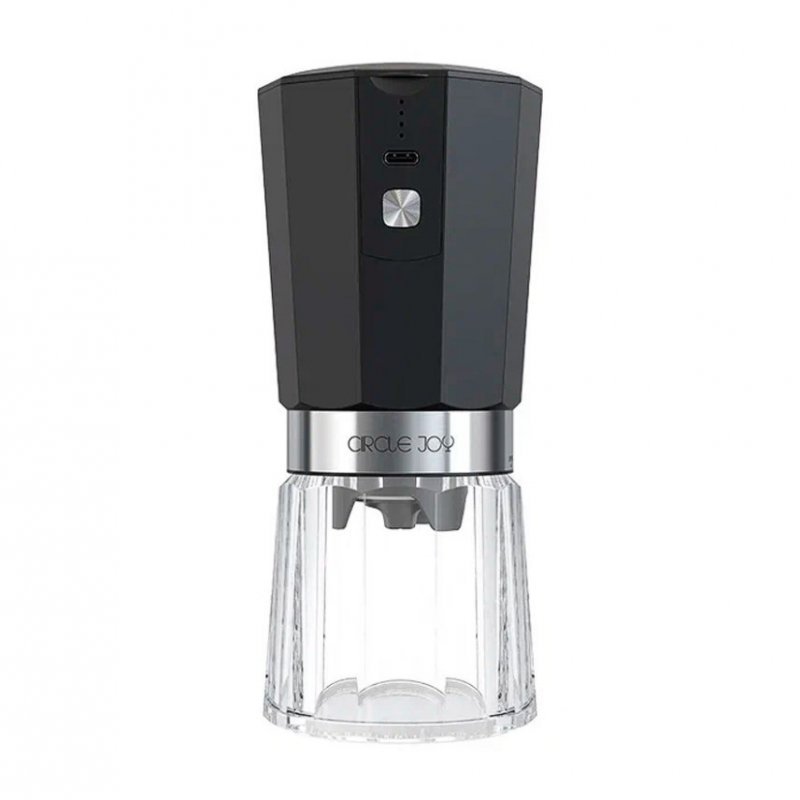 Кофемолка Circle Joy Electric Coffe Grinder (CJ-EG05) Черный-Серебро