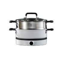 Комплект Zhiwu Cooking Multi-purpose Can Lid Soup Pot, Белый/Серебро