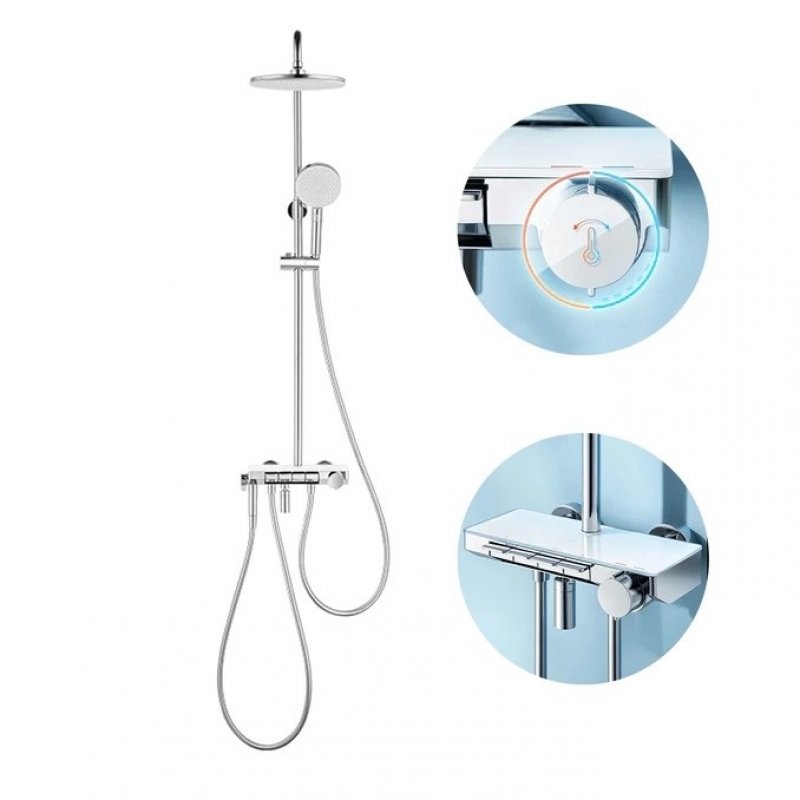 Термостатическая душевая система Mijia Temperature Control Shower Head S1 (MJKWLYHS01DB), Белый